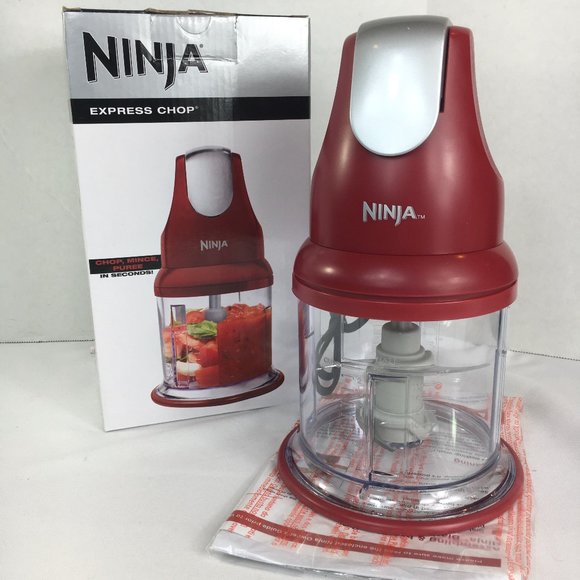Ninja Kitchen Ninja Red Express Chop Food Processor Model Nwt